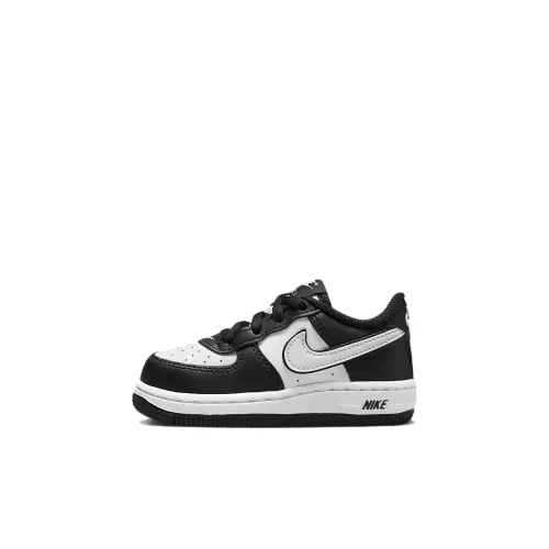 Nike Air FORCE 1 LV8 2 TB противоскользящие амортизаторы низкие скейтбординговые кроссовки черно-белые для малышей и детей младшего возраста