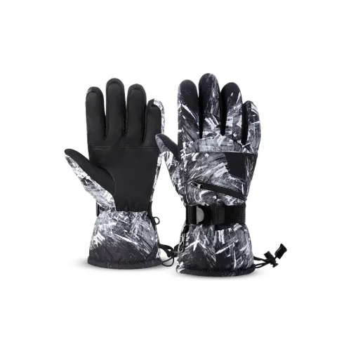 NANJIREN Утолщенные лыжные перчатки женские
