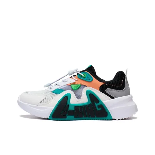 LINING YOUNG Низкий Топ Спортивная Повседневная Обувь Белый Черный Зеленый Оранжевый