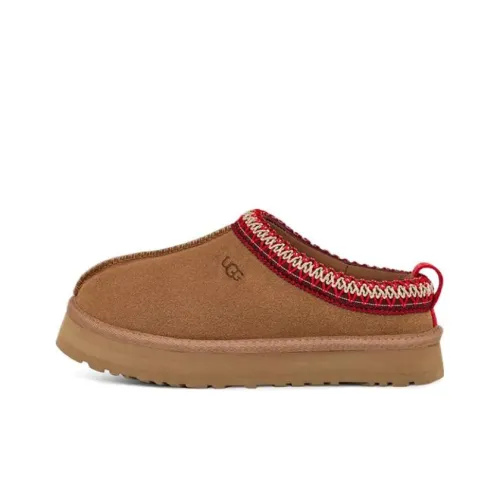 UGG Детские домашние тапочки Коричневый Школьный возраст
