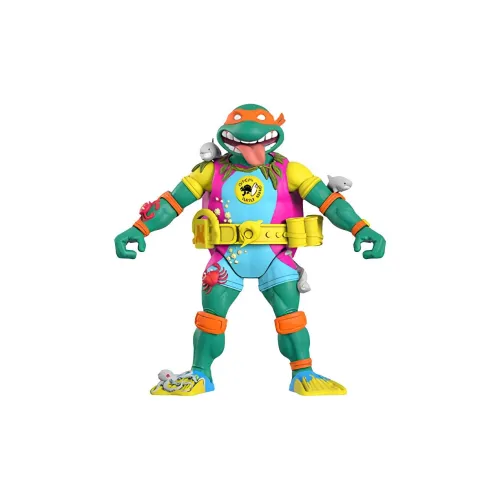 SUPER7 Черепашки-ниндзя Персонажи Ultimate Edition Collection 6 Серфинг Микеланджело Прозрачная Коробка 17,8 см