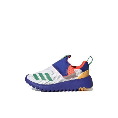 Adidas Suru365 Slip On Low Top Спортивная повседневная обувь Сине-зеленый Children Возраст 3-7 лет