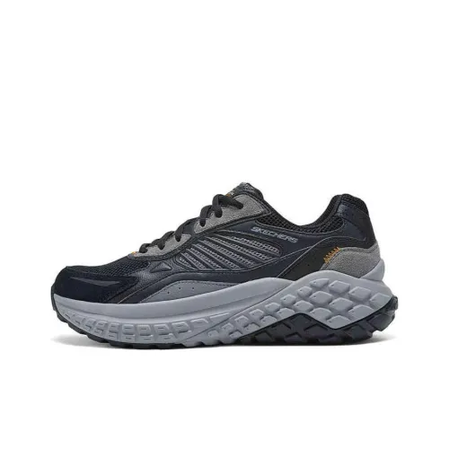 Skechers Monster Low Top Беговые кроссовки Мужские Черные