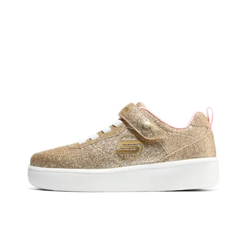 Skechers Sport Court 92 Low Топ Детские Скейтбординги Золотой Подростки