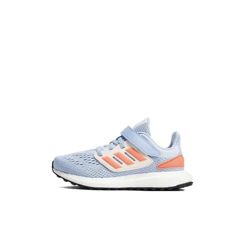 Adidas Pureboost 22 Low Топ Детские беговые кроссовки Сине-белый для детей 3-7 лет