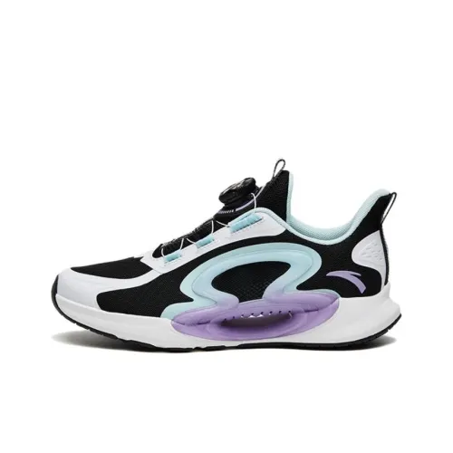 Antakids Ежемесячный противоскользящий амортизирующий устойчивый к истиранию с поддержкой низкий топ детская беговая обувь белый черный фиолетовый