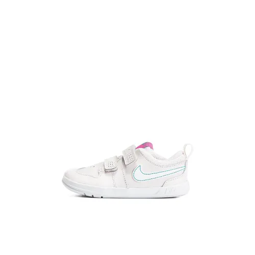 Nike Pico 5 TDV Устойчивый к истиранию Дышащий Низкий Топ Обувь для малышей Белый Розовый Для младенцев и малышей