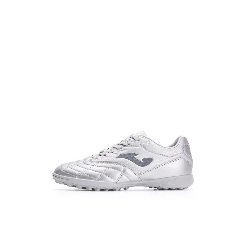 Joma Liga T1 Tf Slip-resistant Abrasion-resistant Low Top Детская футбольная обувь Серебряный Детский