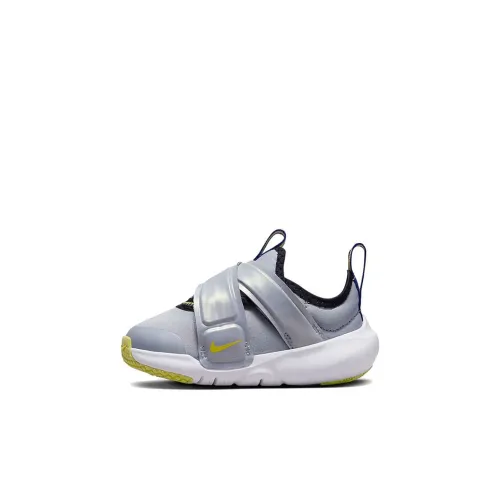 Nike Flex Advance SE TD Low Топ Беговые кроссовки Серебристо-желтый Для малышей и детей младшего возраста