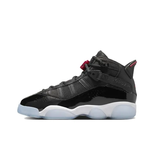 Jordan Air Jordan 6 Кольца Six Корона Король Амортизация Противоскользящий Устойчивый к истиранию Высокий Топ