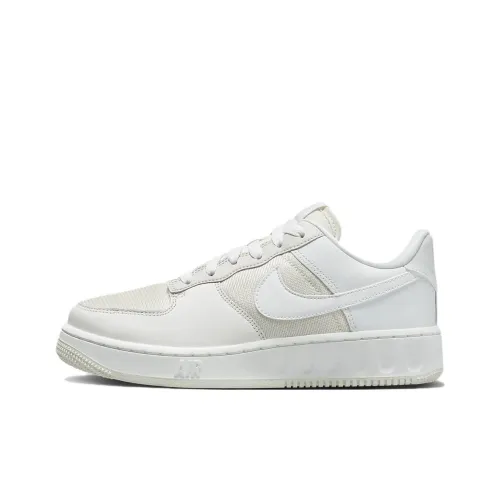 Nike Air FORCE 1 Unity Slip Resistant Abrasion Resistant Low Топ Детские Скейтбординги Белый Подростки