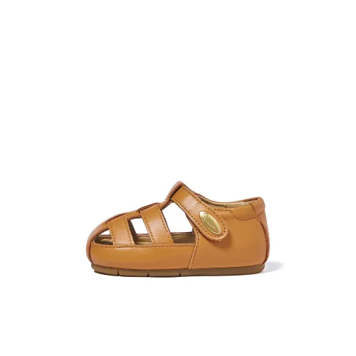 Snoffy Обувь для младенцев и малышей Белый-коричневый Infant и Toddler