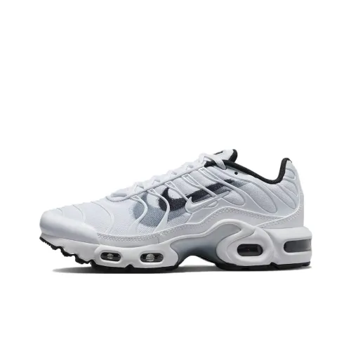 Nike Air Max Plus Low Top Детская беговая обувь Белый Серый Черный Подростки