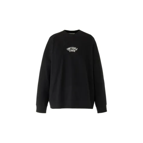 Onitsuka Tiger SWEAT Толстовка Унисекс Черный Бежевый