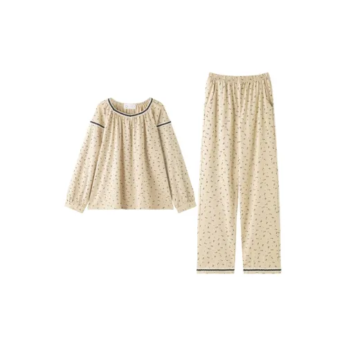 MEONSILL Пижамный комплект женский абрикосовый