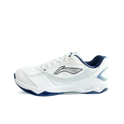 LiNing Shock Absorbers Slip-Resistant Abrasion-Resistant Low-Top Training Shoes Unisex White LiNing Shock Absorbers Противоскользящие Устойчивые к износу Низкие Кроссовки для тренировок Унисекс Белые
