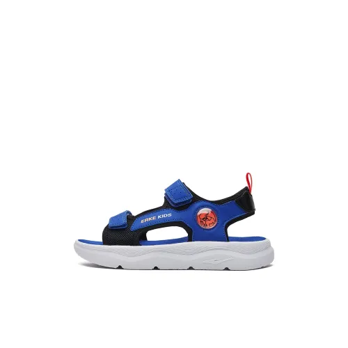 ERKE KIDS Противоскользящие устойчивые к истиранию детские сандалии синие черные для малышей