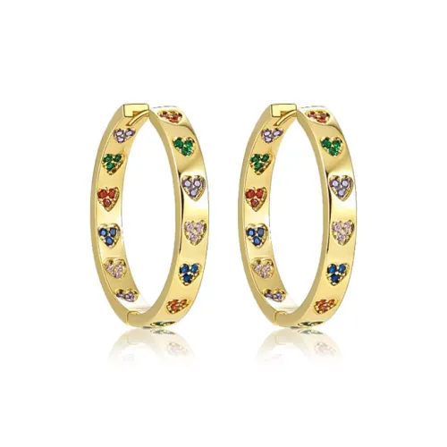 Серьги XIUJUEYINYUAN DL из медного сплава женские