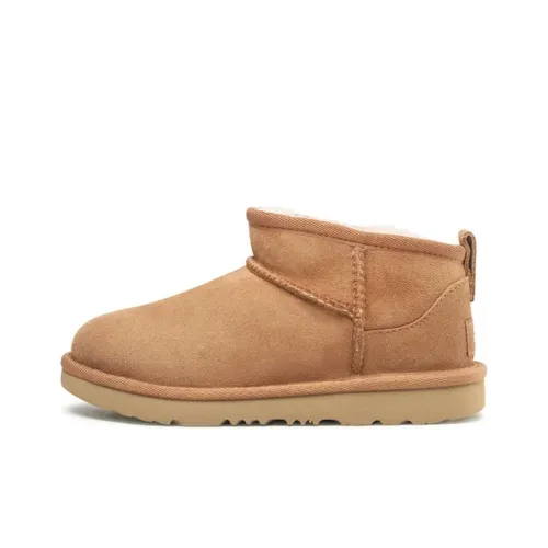 UGG Детские зимние сапоги, каштанового цвета, школьный возраст