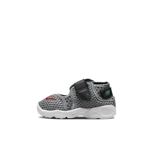 Nike Air Rift 2 TD противоскользящая анти-KICK низкий топ обувь для младенцев и малышей Gray Infant And Toddler