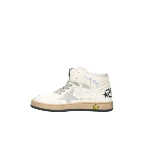 Golden Goose MID Топ Детские Скейтбординги Белый Children Возраст 3-7 лет