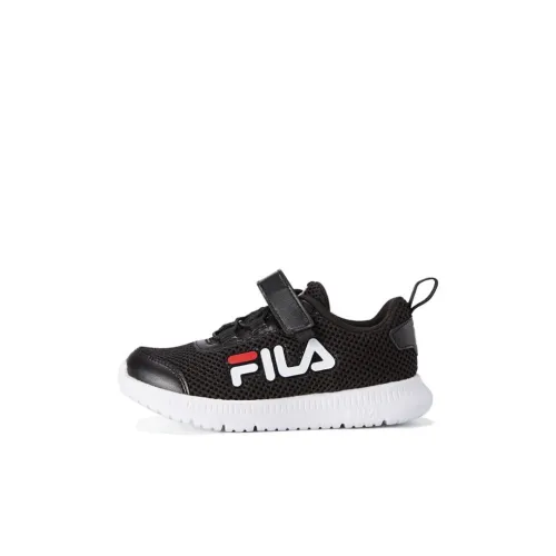 FILA KIDS Устойчивый к истиранию Дышащий Легкий Амортизация Отскок Низкий Верх Тренировочная Детская Обувь Черный Белый