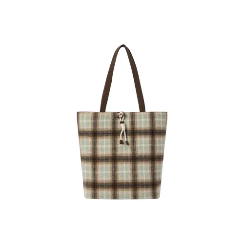 SEM R Полиэстер Тоут Сумка Сумка через плечо Большая Женская Кофейный Тон Кофейный Желтый Тон