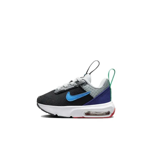 Nike Air Max INTRLK Лайт Низкий Топ Обувь для младенцев и малышей Черный Синий Infant And Toddler