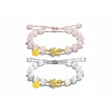 Подвеска с иероглифом «Фу» Браслет с китайскими благословляющими животными [1 пара]