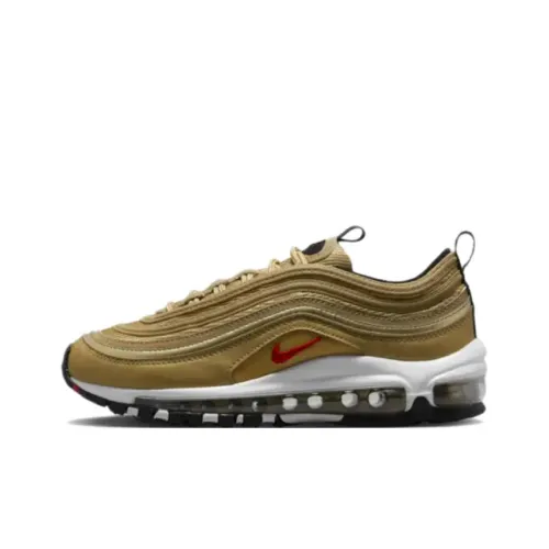 Nike Air Max 97 'Металлик Золотой' Низкий Топ KIDS Лайфстайл Обувь Золотой