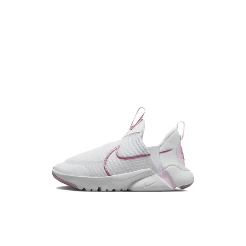 Nike Flex Runner 2 BP Дышащий И Износостойкий Низкий Топ Детская Беговая Обувь Белый Розовый Для Детей Возрастом 3-7 Лет