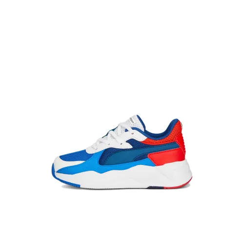 PUMA BMW M Motorsport RS X Kids Lifestyle Shoes Белый Синий Красный Детский