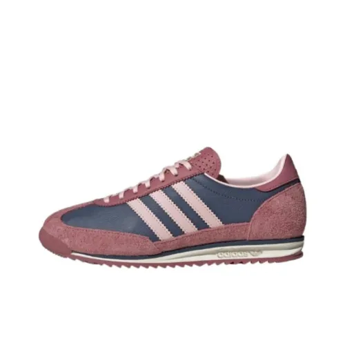Adidas Originals SL 72 Устойчивый к истиранию низкий топ Casual Унисекс Розовый