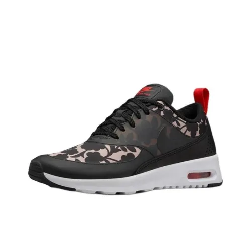 Nike Air Max THEA Low Топ Повседневная обувь Унисекс Черный Красный