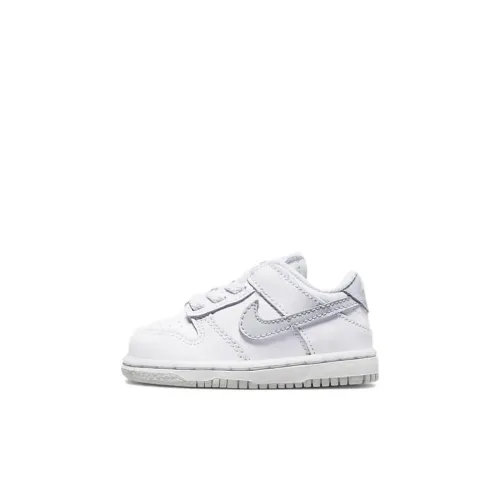 Nike Dunk TD Anti KICK Амортизация Низкий Топ Обувь для младенцев и малышей Белый Infant And Toddler
