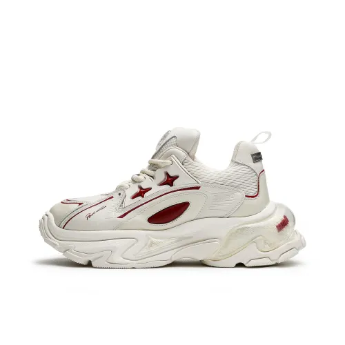 BJHG Устойчивый к истиранию Bottom Resistant Кроссовки Унисекс Белый