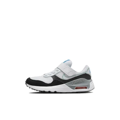 Nike Air Max SYSTM Беговые кроссовки Белый черный Детский