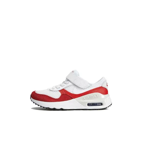 Nike Air Max SYSTM Ps Low Топ KIDS Lifestyle Shoes Красно-белый Детские 3-7 лет