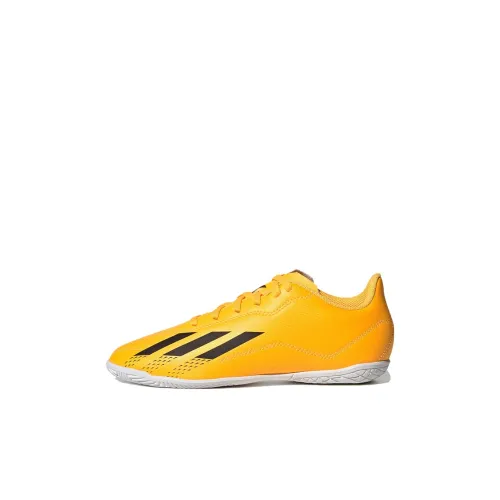 Adidas X Speedportal 4 Slip Resistant Abrasion Resistant Легкий Низкий Топ Детские футбольные бутсы Желтый Детский