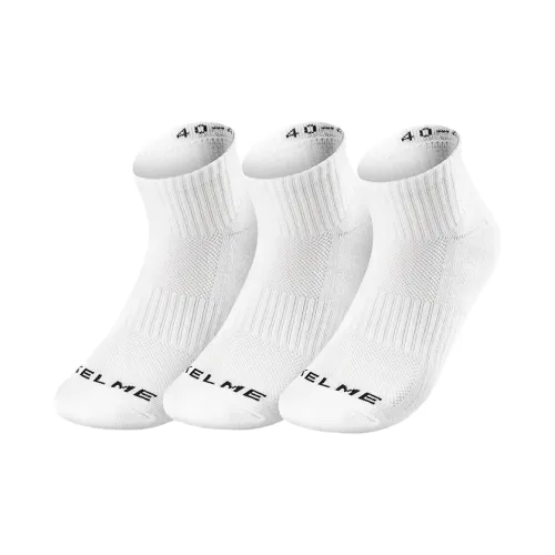 KELME Носки Crew Унисекс 3 упаковки Черный Белый Серый