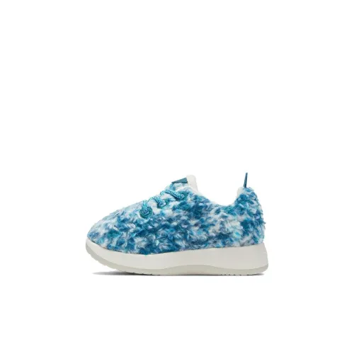 Allbirds SmAllbirds Wool Runner Fluff Anti KICK Амортизация Низкий Топ Обувь для младенцев и малышей Синий Tie Dye Infant And Toddler