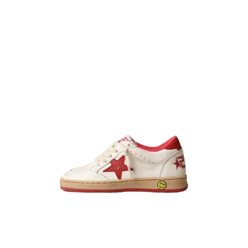 Golden Goose Ball Star Стильные Скейтбординги Белый Красный Infant And Toddler
