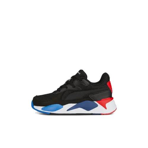 PUMA BMW M Motorsport RS X Kids Lifestyle Shoes Черный Синий Красный Детский