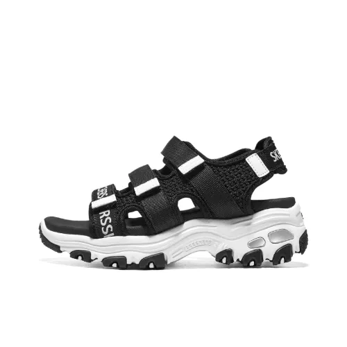 Skechers D'LITES Series Anti KICK Амортизация Детские Сандалии Розово-фиолетовые Подростки