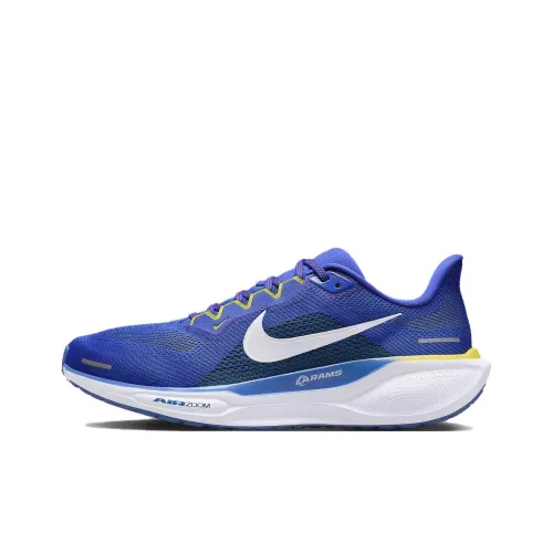 Nike Pegasus 41 Устойчивые к истиранию Низкие Беговые кроссовки Мужские Синие Белые