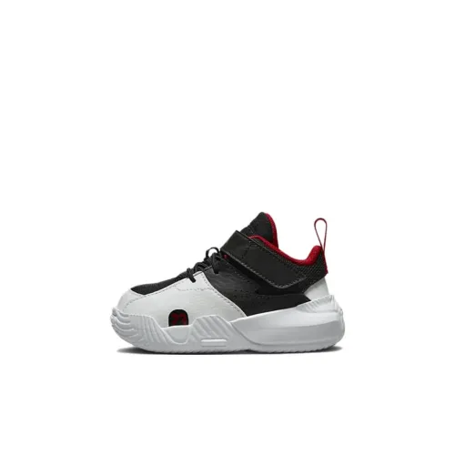 Джордан Stay Loyal 2 противоскользящие амортизаторы MID Винтажные баскетбольные кроссовки Черный Белый Для малышей и детей младшего возраста