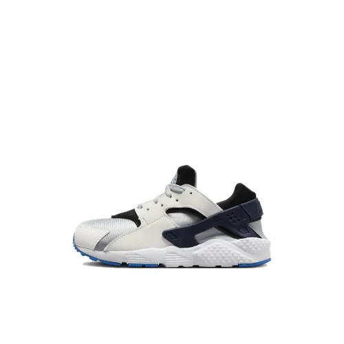 Nike Huarache Run BP Slip-resistant Shock Absorbers Низкий Топ Детские Беговые Кроссовки Белый Черный Children Возраст 3-7 лет