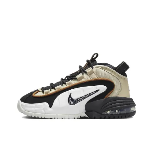 Nike Air Max Penny BG Low Топ Kids Lifestyle Shoes Черный золотой Подростки