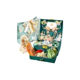 Делюкс Edition Freesia Phoenix Crown Swan Bridge Антикварная Заколка Коробка [Включает Жемчужный и Ромб Стикер+Сумка для покупок]