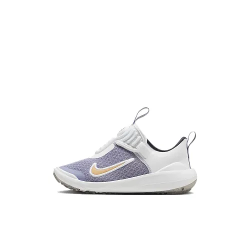Nike E Series 1,0 Ps Slip-resistant Anti KICK Low Top Детская беговая обувь Белый Фиолетовый Детский